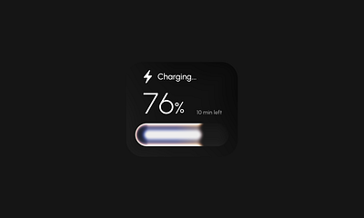 Glassy widget design figma graphic design typography ui vector widget