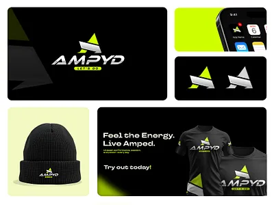 AMPYD - LOGO branding graphic design