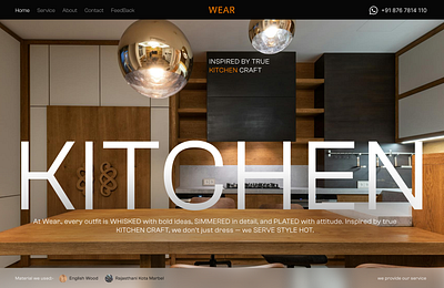 🍽️ Kitchen_Wear — Dashboard UI Concept vtn vtn design web design