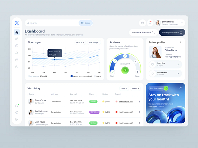 MediFlow - Product Design for SaaS design graphic design illustration logo