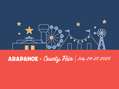 Arapahoe County Fair - Branding Concept arapahoe county fair colorado colorado design colorado logo county fair county fair branding county fair logo fair branding fair logo