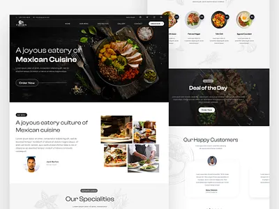 🔥 TAQUEROS – Mexican Food Landing Page clean ui design figma figma design food landing page food website graphic design landing page landing page design mexicanfood ui ui design ui ux design ux ux design web web design website website design