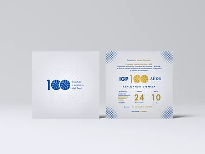 100 años ™ branding design typography