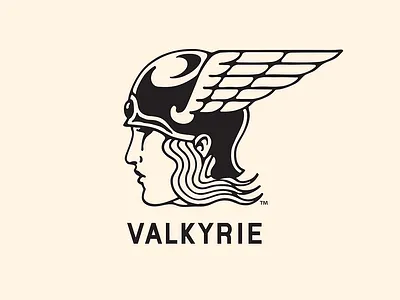 Valkyrie No. 2 badge branding design graphic design illustration logo motorcycle motorsports racing transport valkyrie vintage