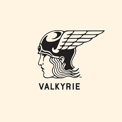 Valkyrie No. 2 badge branding design graphic design illustration logo motorcycle motorsports racing transport valkyrie vintage