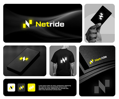 Netridе – Futuristic Mobility Branding appbranding branddesign brandidentity branding brandmockup graphic design logo logomark logopresentation minimaldesign modernlogo techlogo typographydesign visualidentity