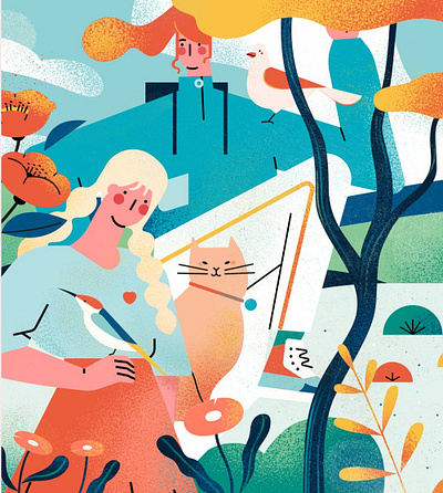 小园素作品 design flat graphic design illustration vector