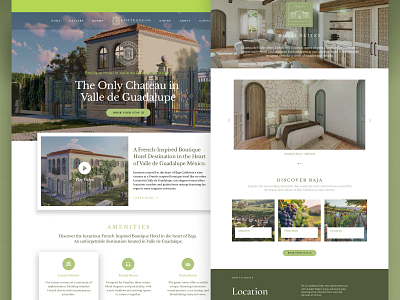 Chateaudelvalle.com boutique hotel branding hotel valle web website wordpress