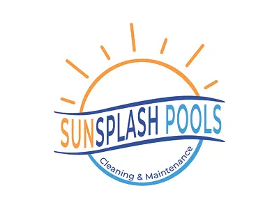 Sunsplash pools graphic design logo design
