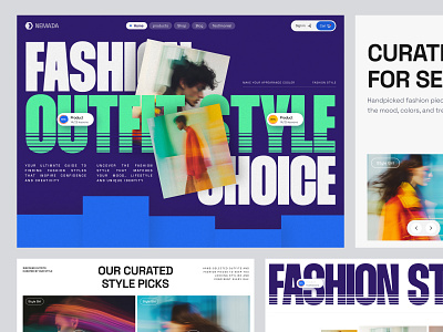 NEMADA - Fashion eCommerce Online Store agency branding company creative design digital ecommerce elementor fashion framer landing marketing online page shop store ui webflow website wordpress