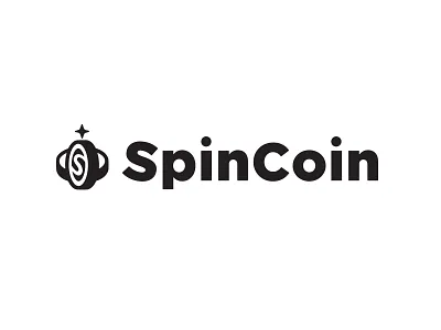 SpinCoin bold branding coin crypto currency design geometric logo logodesign modern