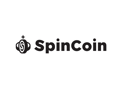 SpinCoin bold branding coin crypto currency design geometric logo logodesign modern