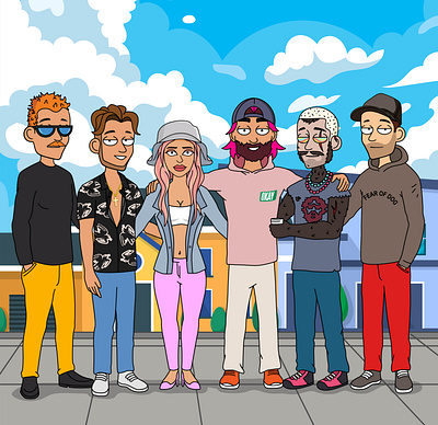 Slap City — Web3 Character Lineup & Game Art artdirection branding cartoon cartoon logo charactercartoon characterdesign coin crypto customcharacter gameart gamedev graphic design illustration mascot logo meme nft ui vector web3