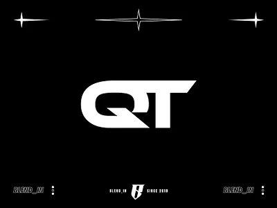 QT logo for sale branding clothing brand design for sale icon illustration logo logo design modern modern logo qt logo streetwear streetwear logo symbol urban logo