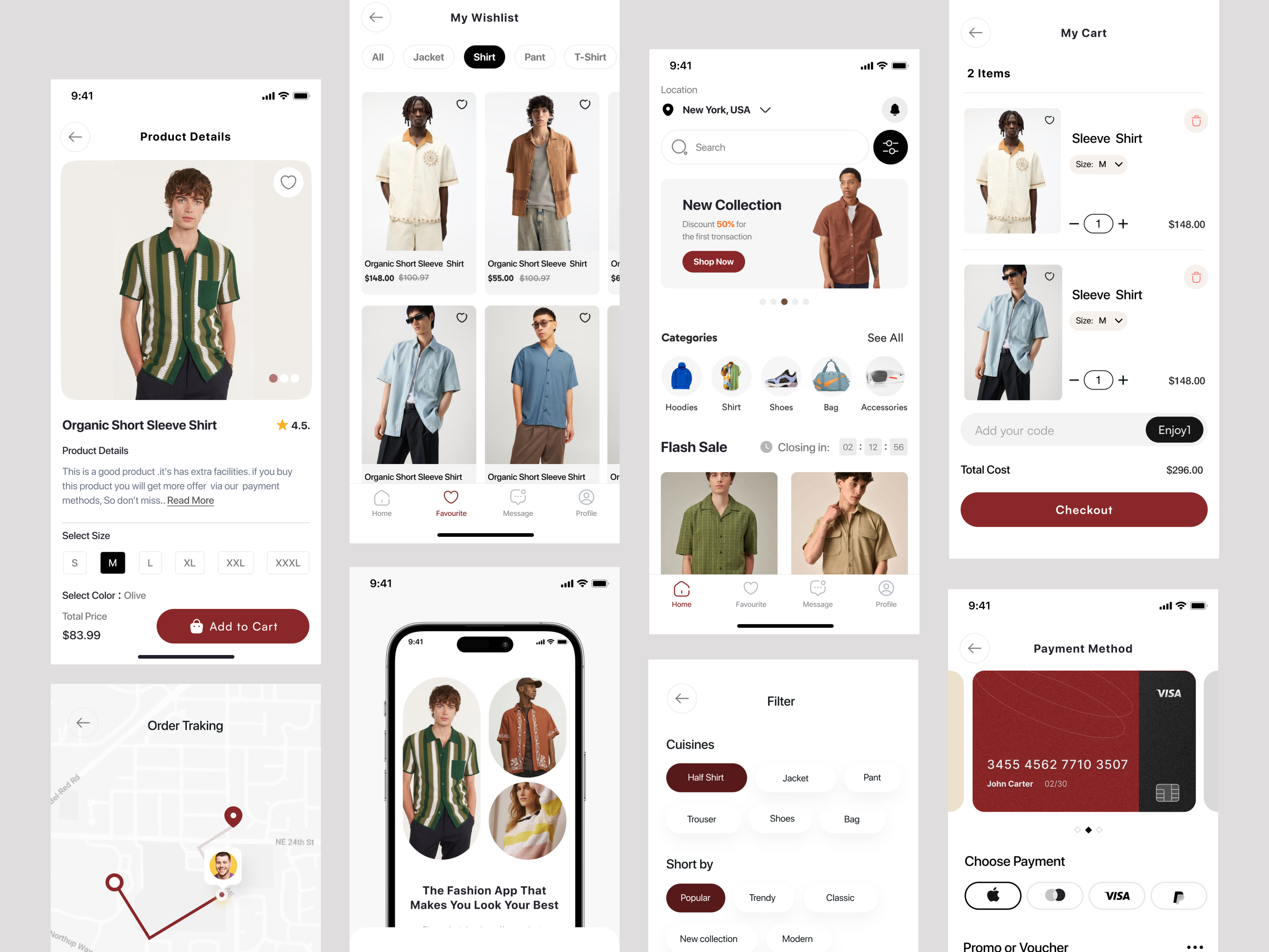 Example of Ecommerce App Design (20+ Screens)