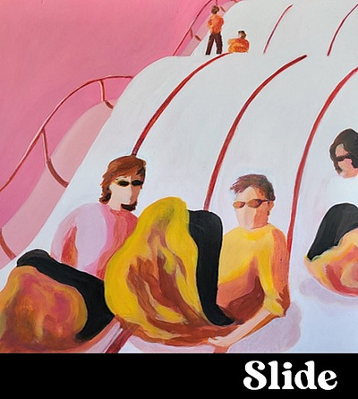Slide, new from, my studio branding graphic design graphics illustration impressionism logo painting video