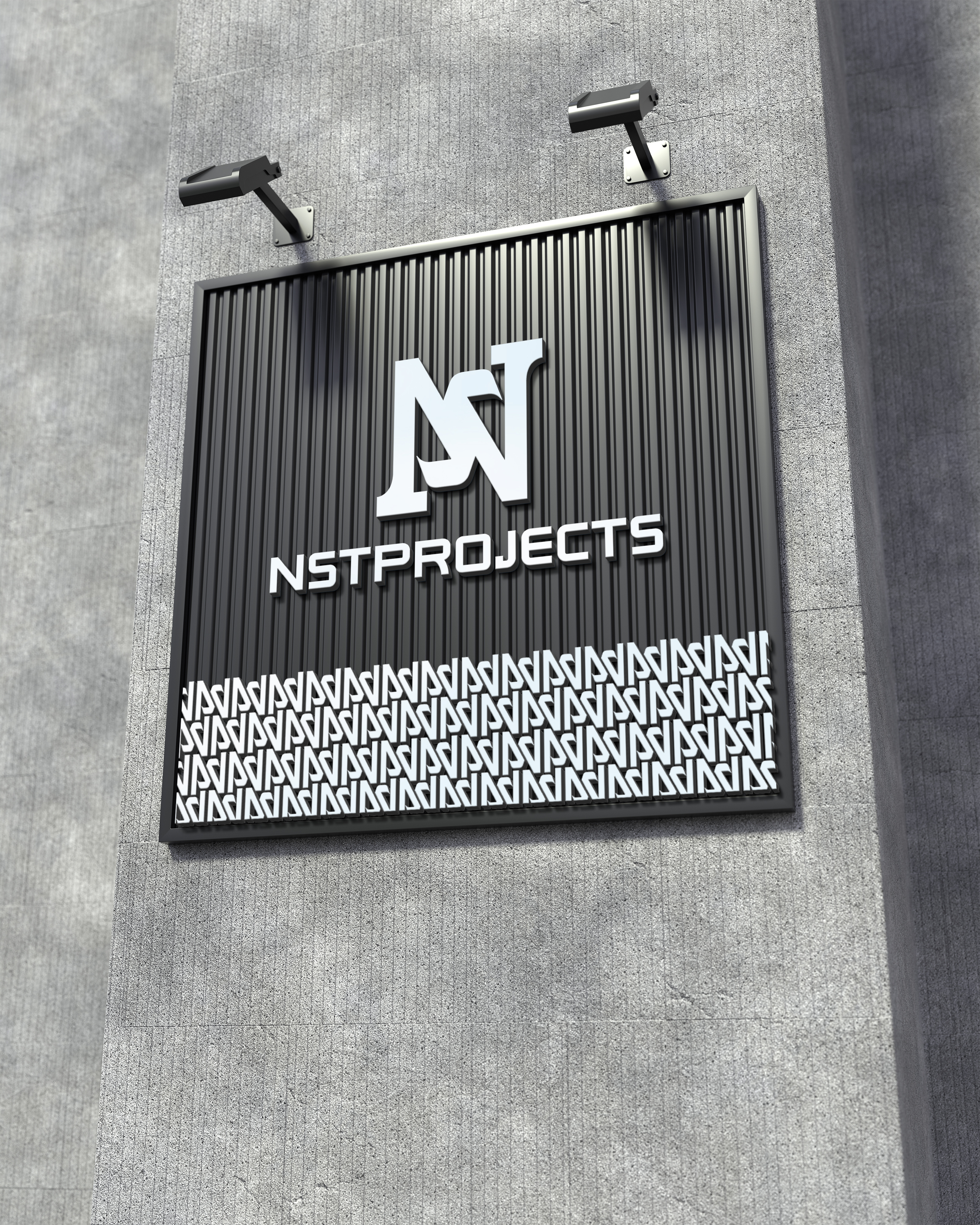 Minimalist Logo with Hidden Message for Infrastructure Brand brand branding construction engineering logo infrastructure infrastructure company logo logo concepts logo designer minimal minimalistic modern pattern design