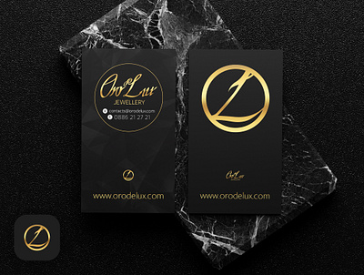Oro de Lux Jewellery — High Class Luxury Jewellery advertising branding business card business card design business cards design graphic design graphic designer logo print print design printing vector