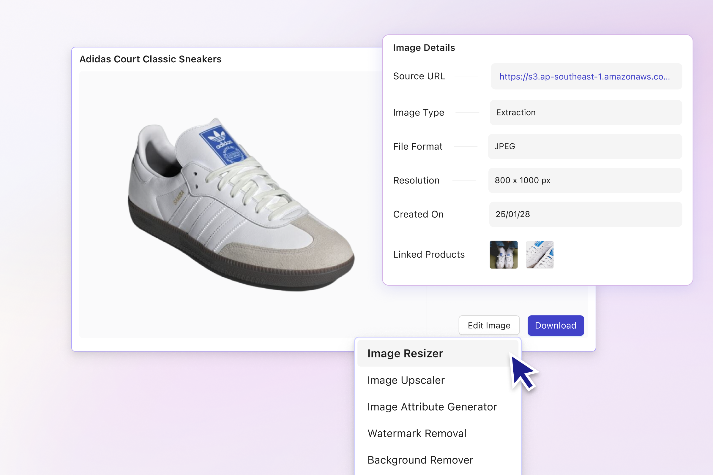 Smart Image Toolkit for PIM ai dam digital asset management edit image pim retail