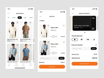 Cloth Fashion App Design clothing app ecommerce app fashion app design mobile app design shopping app ui