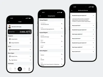 Nippon Decomaster App Profile Pages android app branding clean flat ios mobil mobile mobile app modern nippon paint profile ui uiux ux white