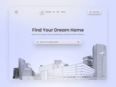 Luma Home Hero ui design apple clean ui component devdock find home hero hero design hero ui landing page liquid glass minimal trending uiux web app web design web design inspiration website design website redesign