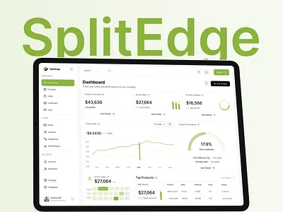 Clean & Minimal Dashboard UI – Sales & Performance Analytics Urv analyticsdashboard cleandesign dashboarddesign datavisualization designinspiration designsystem figmadesign interactiondesign interfacedesign minimalui modernui productdesign saasdesign uicomponents uidesign uidesigner userinterface uxdesign uxstrategy webappdesign