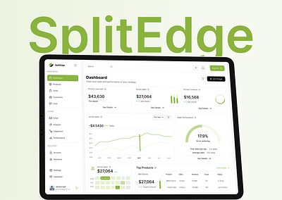 Clean & Minimal Dashboard UI – Sales & Performance Analytics Urv analyticsdashboard cleandesign dashboarddesign datavisualization designinspiration designsystem figmadesign interactiondesign interfacedesign minimalui modernui productdesign saasdesign uicomponents uidesign uidesigner userinterface uxdesign uxstrategy webappdesign