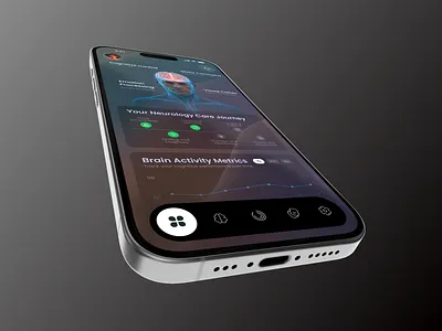 A Cognitive Health App Designed with UX Precision - NURO360 ai healthcare brain app brain training app branding doctor app figma health care healthcare app hospital illustration medical medical app medicine mobile neuro care neuro health neurological neurologist typography wireframe