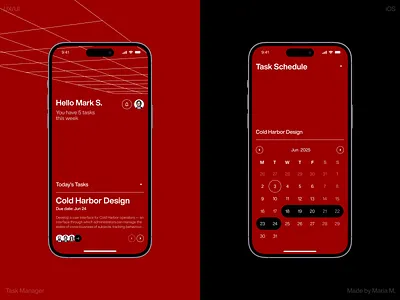 Task Manager android app concept design figma illustration ios ui uiux