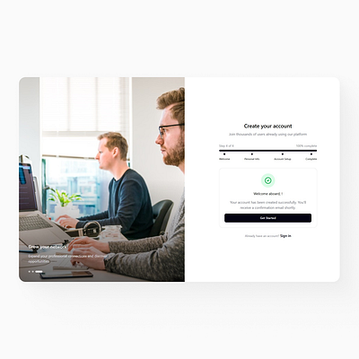 Sign up page login signin signup ui