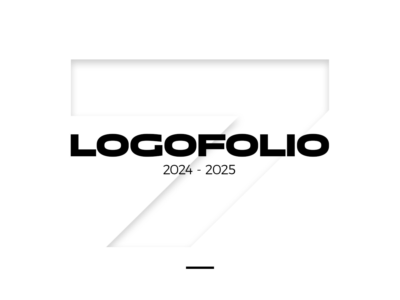 Logofolio 7 black collection graphic design logo logofolio modern portfolio simple white