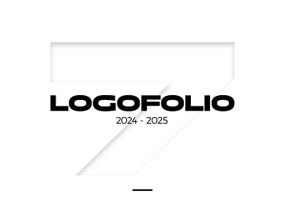 Logofolio 7 black collection graphic design logo logofolio modern portfolio simple white