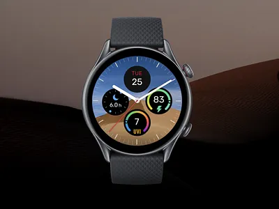 Day and night dial watch watchface dial
