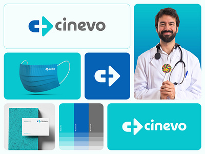 Cinevo Brand Identity modern logo pharmaceutical