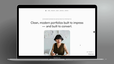 Osei - A clean, minimal portfolio Framer website template framer landing page portfolio portfolio design website portfolio designer portfolio website ui web design webdesign