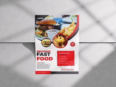 Food flyer design creative flyer food illustration menu menu desigtn. identity restutrant