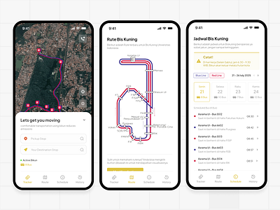 Bus Tracker bus card product tracker uiux