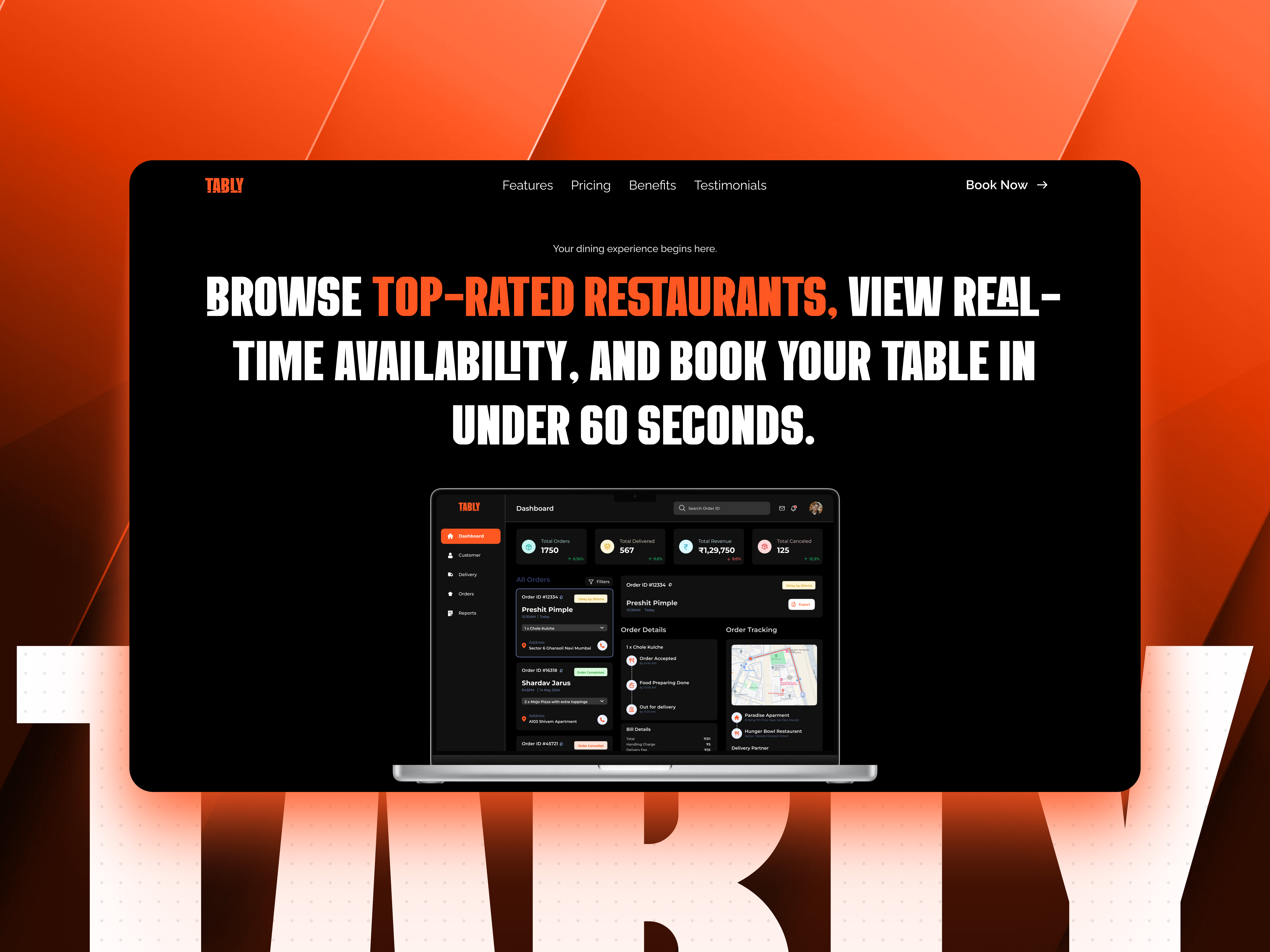 ✨ Tably – Bookings, Management and Simplified. ablebooking minimaldesign reservationplatform restaurantapp restaurantmanagement uidesign webdesign