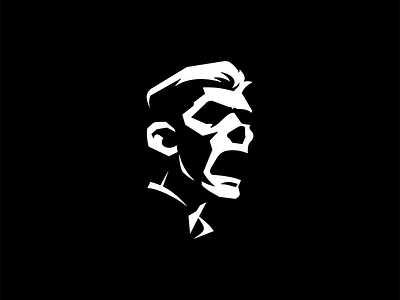 Expressive Screaming Zombie Logo branding creepy design emblem expressive face horror icon identity illustration logo man mark retro screaming symbol vector zombie