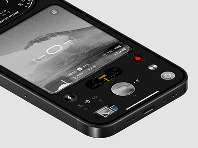 Camera 2025 app application camera cameracontrol cameradesign concept control dashboard design dial glass ios26 liquidglass shutter sketch ui