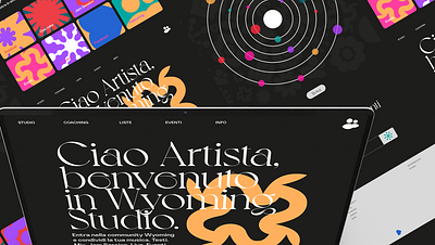 *Wyoming studio* UI/UX design graphic design identity logo ui ux vector visual