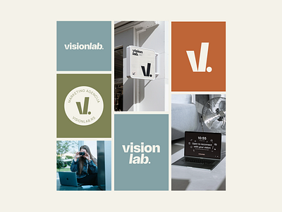 Visual Identity for Visionlab adobe illustrator adobe photoshop brand identity branding design graphic design graphic designer logo