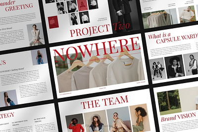 NOWHERE - Brand Proposal identity