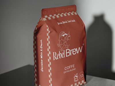 Rebel Brew | Coffee Packaging design branding branding design design digitalmarketing graphic design illustration logo street style coffee shop vector