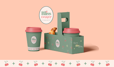 Branding Design for a bakery cafe adobe illustrator art direction brand design branding cafe cherries coffee colorful graphic design logo package design visual identity