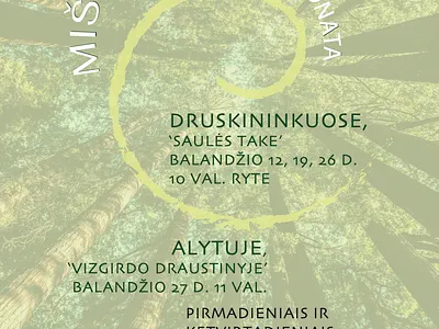Poster for FOREST THERAPY design graphic design poster