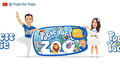 Animated Logo Series for Kids’ Yoga Channel animation for kids cartoon logo animation character animation kids character logo design childrens brand logo kids brand animation mascot logo animation playful logo design youtube logo animation