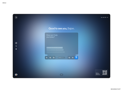 Voxle Home Page ai aiproductdesign chatgpt conversationalux dashboard dashboarddesign design gpt interfacedesign llminterface minimal openaiinspired orix productdesign sajon ui uidesign ux uxdesign webappdesign