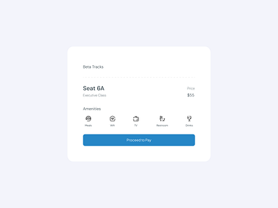 Train Ticketing Widget blue minimalistic ticket train ui uidesign ux uxdesign widget